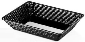 KULSAN HENA MELAMÍNOVÝ KOŠÍK NA CHLIEB 28X20X6CM ČIERNY