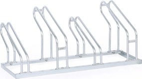 Stojan na bicykle na zem, dve šírky kolies 35 a 60 mm, 4 státia