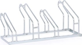 Stojan na bicykle na zem, dve šírky kolies 35 a 60 mm, 4 státia