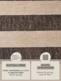 Behúň Handloom 106334 Playa White Black, 80x200, čiernobiela, chodba / predsieň, Hanse Home