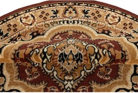 Okrúhly hnedý koberec E951A Atlas PP – odolný a štýlový Rozmer: 80x80 cm