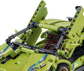 Stavebnica auta SUPERCAR No.J2007 zelená - 470 dielikov