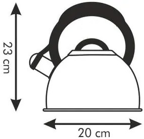 Tescoma CORONA 677460.00 - Čajová kanvica CORONA 2.0 l