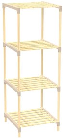 Regál FIX2013-4 prírodné/béžová