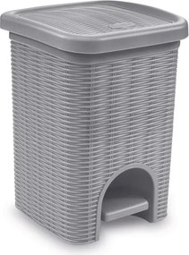 STEFANPLAST Kôš na odpadky do kúpeľne Elegance 6 l, sivý