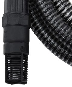 Odsávacia hadica s PVC spojkami, čierna 1" 10 m, PVC