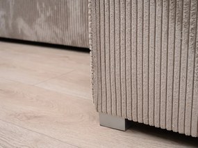 Béžová rohová pohovka SMART COSARO, obojstranná + 2 vankúšiky ZADARMO
