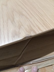 AKCIA Jedálenský stôl s doskou v dekore dub BRANDO 120(160)x80, rozkladací II. akosť