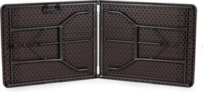 Cateringový stôl 180 cm skladací hnedý