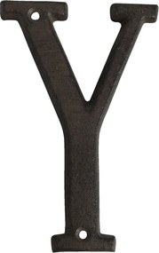 Nástenné kovové písmeno Y - 13 cm