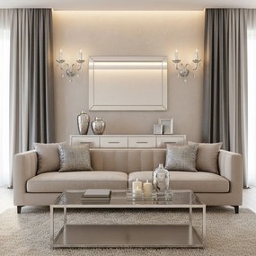 Toolight Toolight, nástenné svietidlo 2xE14, EBT019-2W, chrómová, OSW-01237