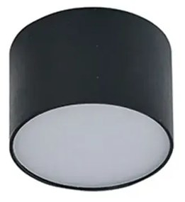 LED stropné svietidlo Monza R 8 4000K čierne