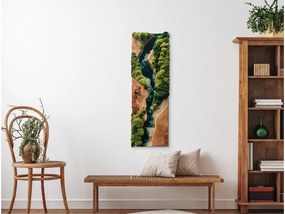 drevko |  Machový obraz Dotyk prírody (UV tlač)  30 x 90 cm