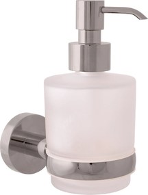 Slezák - RAV Dávkovač tekutého mydla sklenený COLORADO - COA0303MGL, Metal Grey lesk