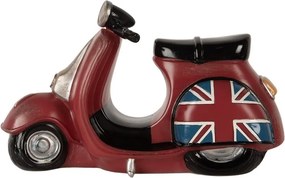 Detská stolná LED lampička červený skúter Scooter - 27*10*16 cm