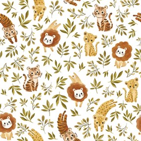 Detská tapeta 10 m x 50 cm Jungle Trio – Lilipinso