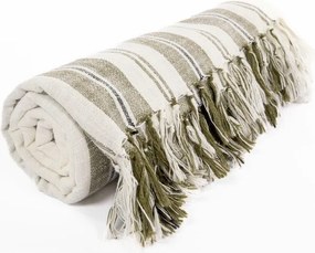 Zelená bavlnená deka 150x200 cm Indira – Tiseco Home Studio