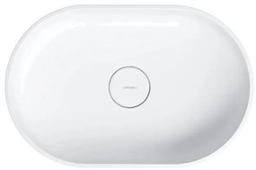 OMNIRES OVOUNBP - Umyvadlo OVO 55x36 cm dolomit lesklá biela