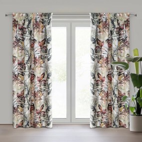 ZÁVES NA PÁSKE ADELINE 140X270 CM LISTY