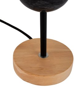 Pauleen Marble Dream stolná lampa podstavec drevo