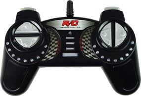 LEAN Toys Športové pretekárske auto R/C v mierke 1:18 Corvette C6.R, biele, 2,4 G, svetlá