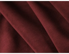 Červená zamatová pohovka 282 cm Bellis – Micadoni Home