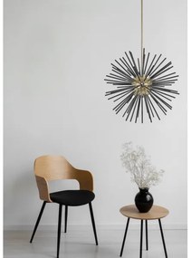 Zuma Line P0491-09C-F7BC - Luster na tyči URCHIN 9xG9/42W/230V zlatá/čierna