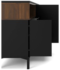 Čierna komoda 176x90x49 cm Roomers – Tvilum