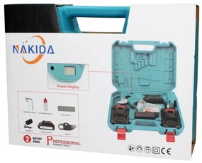 Akumulátorové záhradné nožnice NAKIDA HT-5639