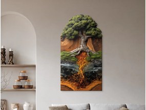 drevko |  Strom života Deväť svetov  70 x 385 cm