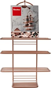 Kúpeľňová závesná polička Metaltex Copper