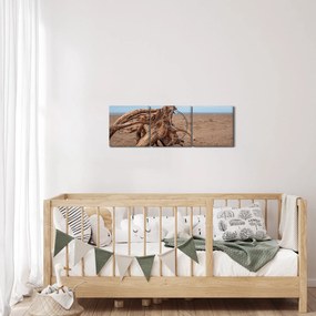 Obraz - Zaplavenie morom (s hodinami) (90x30 cm)