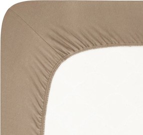 4Home jersey prestieradlo Lycra orechová, 120 x 200 cm