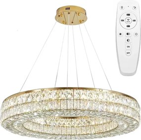 Závěsný LED lustr APP1568-CP zlatý