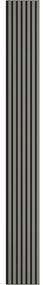Mexen Lam-F, akustické stenové lamely 275 × 31,5 cm, filc 6 mm, sivá matná, S105-275317-2812-052