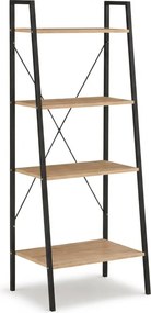 Knižnica TAYLOR SONOMA 4 police 147x60 cm, dub sonoma