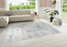 Koberec Elle Decoration MAYWAND Chameis sivý / ružový / modrý