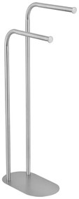 Stojan na uteráky z nehrdzavejúcej ocele v matne striebornej farbe Levante – Wenko