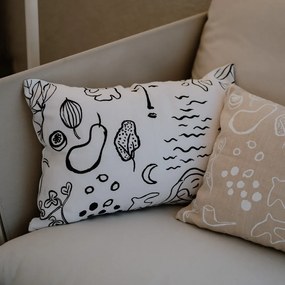 Saana ja Olli Obliečka na vankúš Onnenmaa 60x40cm biela