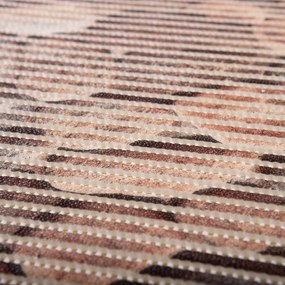 Kúpeľňová penová rohož / predložka PRO-002 Hnedé kamene - metráž šírka 65 cm