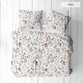 KREPOVÉ OBLIEČKY KORALOVE 140X200 CM, 1KS 70X80 CM KVETY