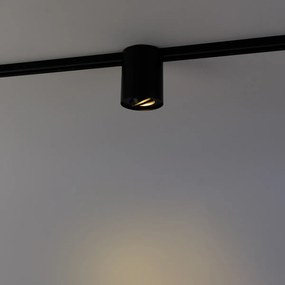 Moderné 1-fázové koľajnicové bodové svetlo čierne - Rondoo Up