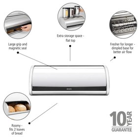 Oceľový chlebník Roll Top – Brabantia