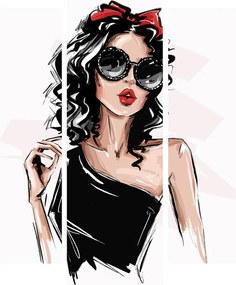 Obraz - Fashion woman (150x105 cm)