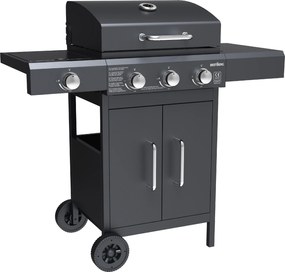 Plynový gril BestBerg BBBQ-27SB / 4 hořáky / 11,6 kW / černá