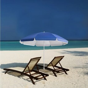 Plážový slunečník Cyprusa 180 cm modrý