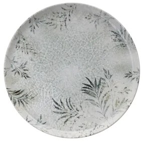 Jedálenská súprava 18 ks sivá/porcelán