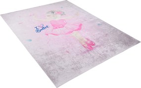 TA Koberec 42810 PRINT EMMA Ružový Obdĺžnikový Rozmer: 80x150 cm