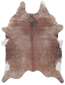 Ayyildiz koberce Kusový koberec Etosha 4112 brown (tvar kožušiny) - 100x135 tvar kožešiny cm