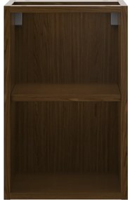 Mexen Box-A, otvorená skrinka s policou 30 cm, orech, 91AX2-0300-470-0-86